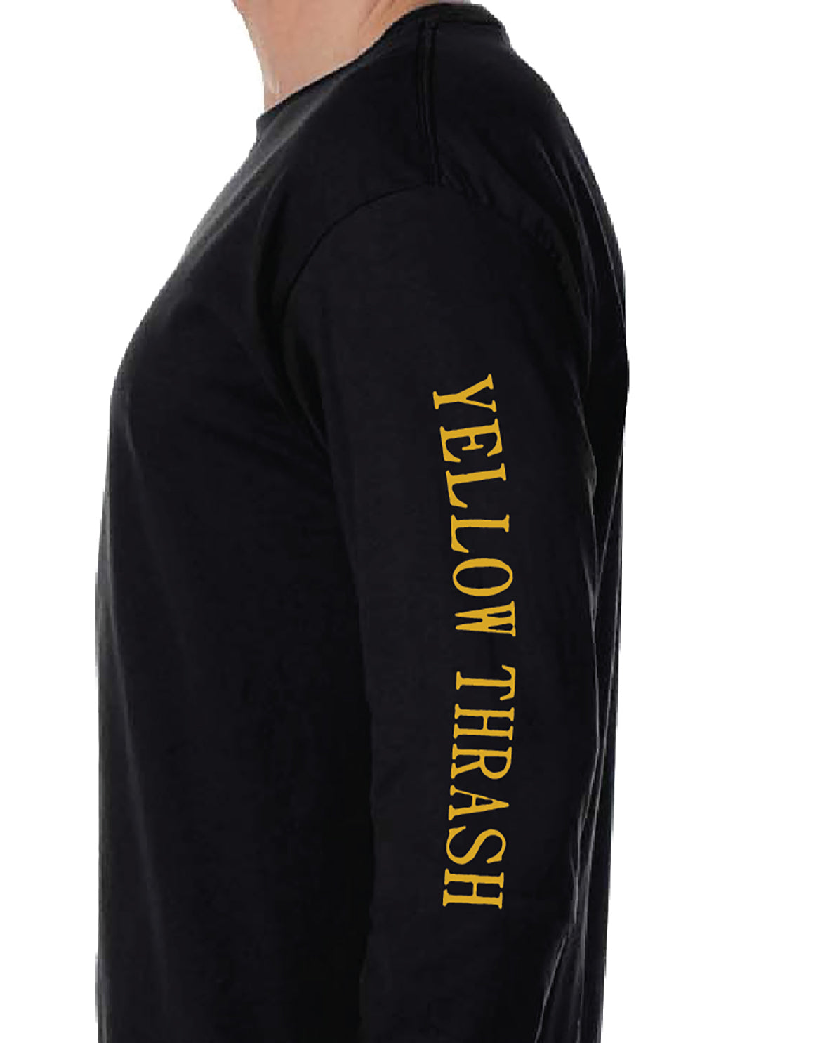 POWER OF IDEA - YELLOW THRASH LONG SLEEVE SHIRT