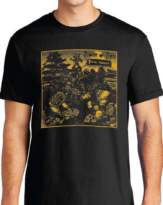 POWER OF IDEA - YELLOW THRASH T-SHIRT