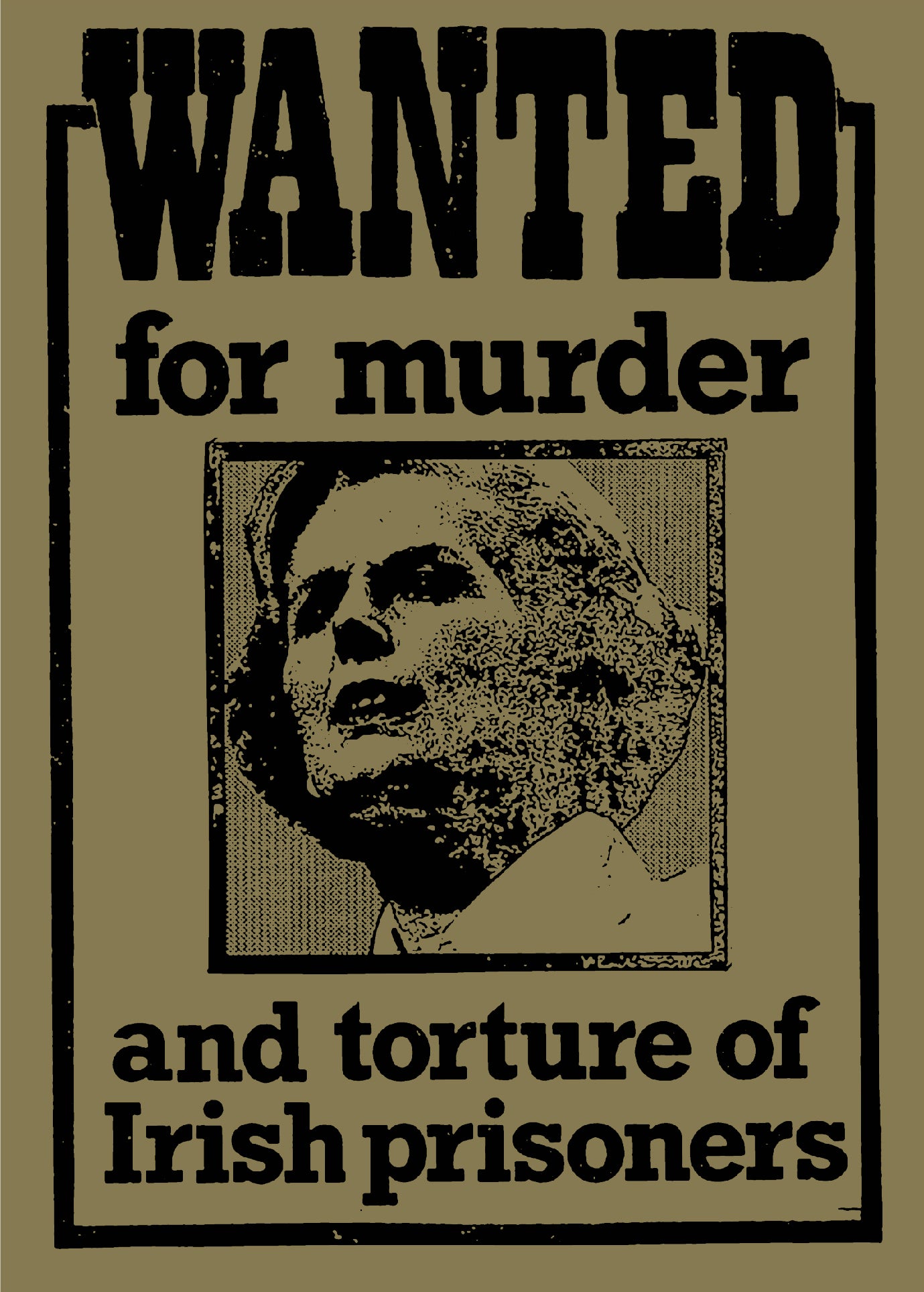 THATCHER WANTED POSTER T-SHIRT